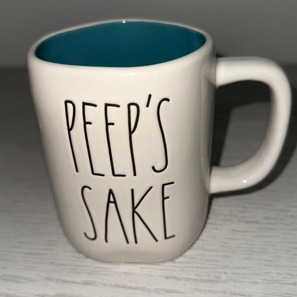 Rae Dunn peep’s sake coffee mug